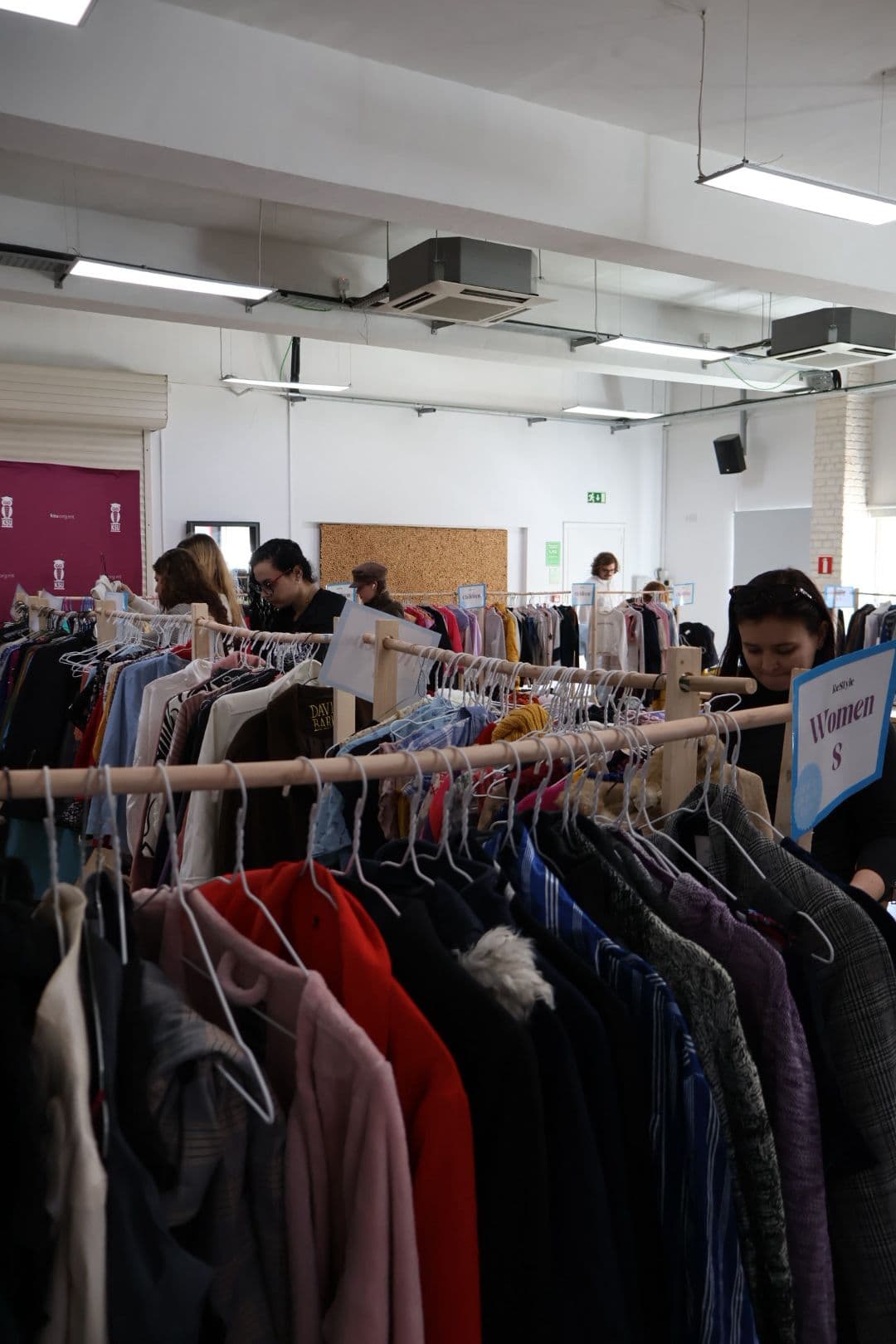 ReStyle clothing swap with curated racks